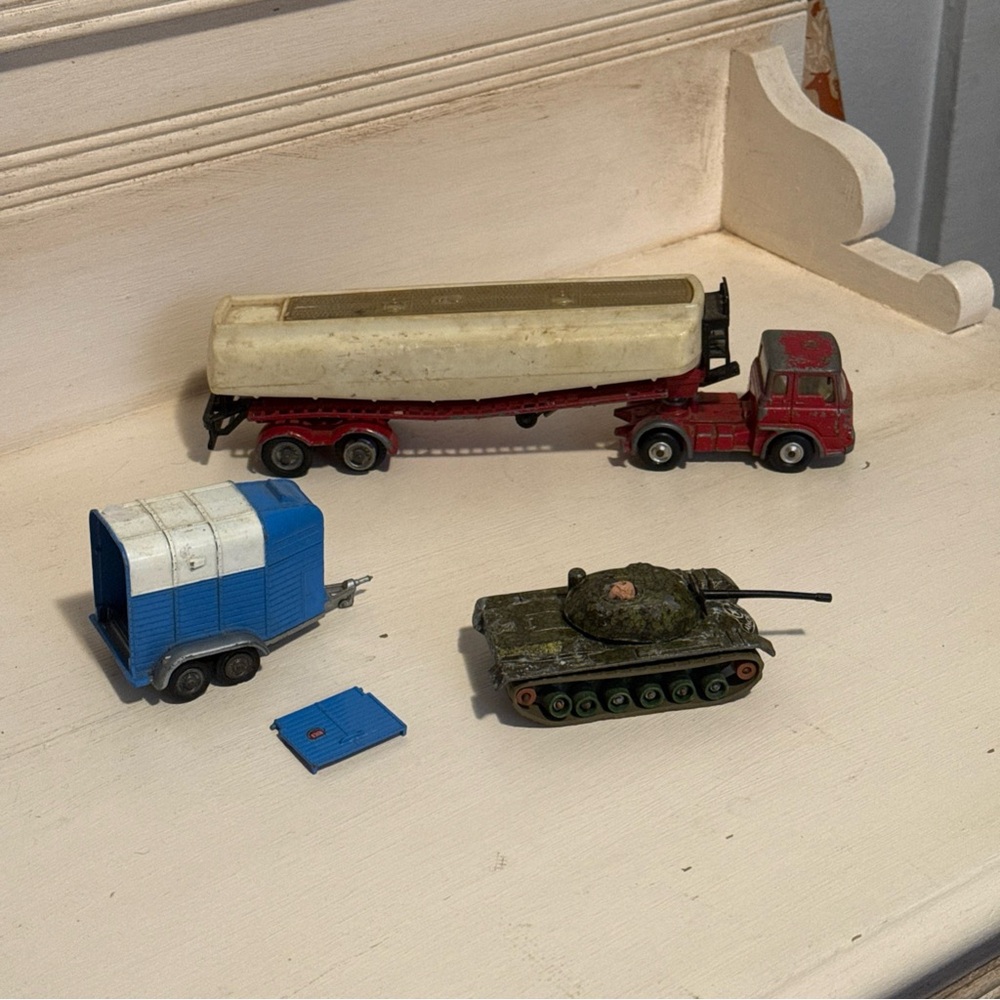 Corgi Toys Major Truck Gloster Saro Tanker Trailer Lot Tank Matchbox Vintage